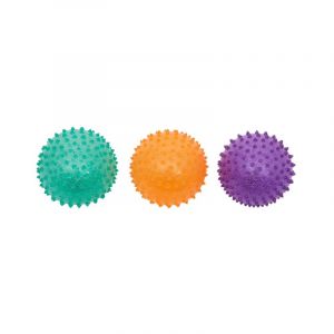 Lot de 3 balles hérisson souples à paillettes Stimove
