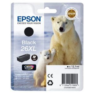 Epson C13T26214010 26XL Cartouche d'encre d'origine Noir
