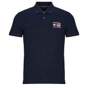 Tommy Hilfiger Polo HILFIGER FLAG REG POLO Marine - Taille EU S,EU M,EU L,EU XL