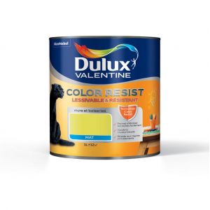 Dulux Valentine Peinture Color Resist Murs & Boiseries Mat Topaze Verte 1 L