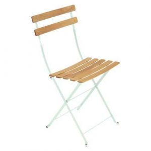 Image de Fermob Chaise Bistro Naturel Menthe Glaciale