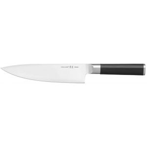 Fiskars Couteau de Cuisine, Sensei, longueur totale : 32,9 cm, Acier inoxydable à haute teneur en carbone/plastique, 1024269