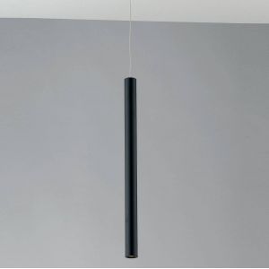 Fan Europe Lighting - Fan Europe Oboe - Luminaire suspendu mince en aluminium à del intégré, noir, 3000K
