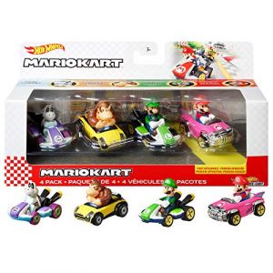 Image de Mattel Mario Kart Pack de 4 Petite Voitures #1