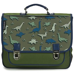 Caramel et Cie Cartable CARAMEL & CIE CARTABLE 38 CM DINOGAMI Kaki - Taille Unique