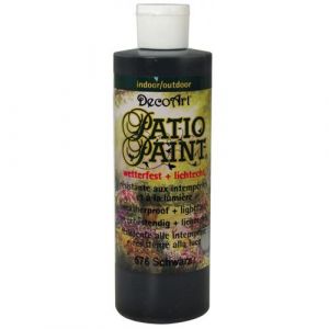 Rayher Peinture pour l'extérieur patio paint noir 236 ml - decoart