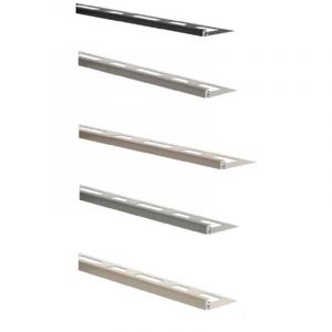 Profilé pour revêtements muraux JOLLY TS - Gris pierre - Hauteur 11 mm - Longueur: 2,5 m - Prix au ML