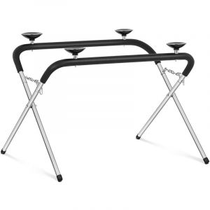 MSW Chevalet Support Pare-Brise avec À Ventouses Pare Brise Tréteau De Carrosserie en X Porte Pare-Brise -BSPS-3S