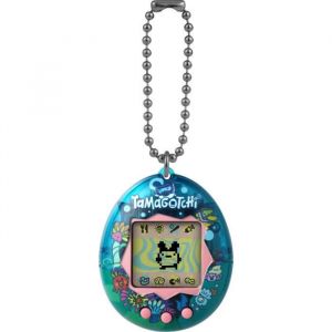BandAI Tamagotchi Original Tama Ocean Shell | Tamagotchi Original Cyber Pet 90s Jouet pour Adultes et Enfants avec chaîne | Les Animaux virtuels rétro sont d'excellents Jouets ou Cadeaux pour garçons