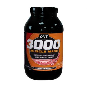 Qnt 3000 Muscle Mass (Weight Gain Formula) - 1.3kg fraise