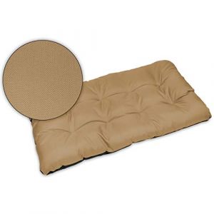 SuperKissen24. Tapis pour Chien Coussin Chien Coussin pour Chien Petit Moyen et Grand - Matelas Chien Lavable et Imperméable - Beige XXL