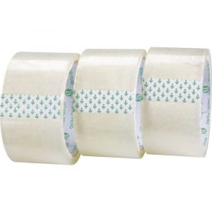 Toolcraft Ruban adhésif demballage 1563956 transparent (L x l) 50 m x 48 mm acrylique 3 rouleau(x)