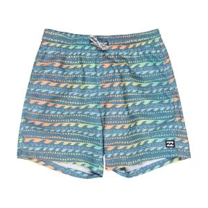 Billabong Maillot de bain Vacay bleu orange enfant - L