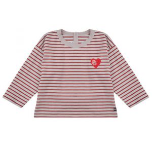 Petit Bateau T-shirt enfant CANAUX Bordeaux - Taille 18 mois,24 mois,36 mois