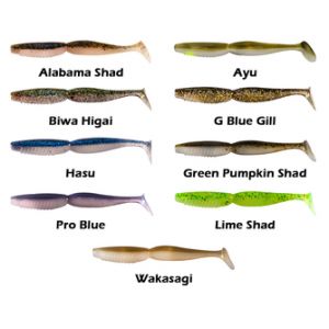 Megabass Leurre souple Spindle Worm Super 125mm - Lime Shad