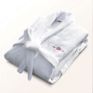 LE TEMPS D'UN BAIN Peignoirs, Blanc, XL Mixte