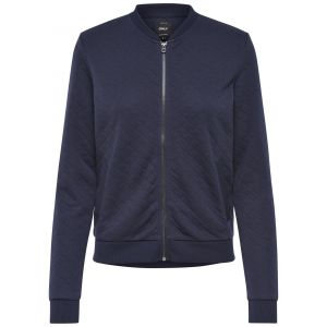 Only NOS Onljoyce Ls Bomber Noos Veste Sweat, Bleu (Night Sky), 44 (Taille Fabricant: X-Large) Femme