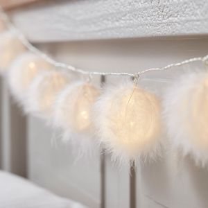 Lights4Fun Guirlande Lumineuse 10 Pompons