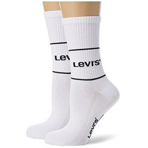 Image de Levi's Des Chaussettes Short Cut Logo Sport 2 Paires EU 39-42 White