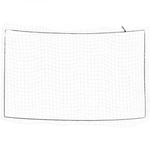VidaXL Filet pour remorque avec corde élastique blanc 4x2,5 m pp