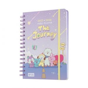 Grupo erik Agenda scolaire 2025/2026 Semaine A5 12 mois Bt21 Le Voyage
