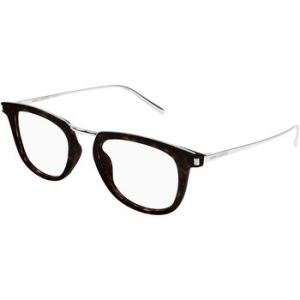Saint laurent Unisex SL 753 OPT 002 Cadres Vista Acétate Havane Transparent Ronde