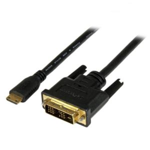 StarTech.com HDCDVIMM1M - Câble Adaptateur Mini HDMI vers DVI-D Mâle / Mâle 1 m