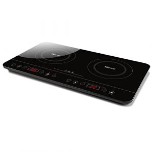 Girmi PI50, Noir, Comptoir, 60 cm, Plaque avec zone à induction, Verre, 2 zone(s)