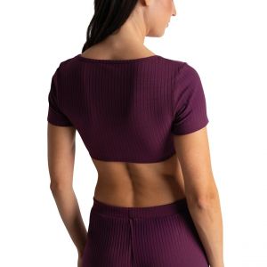 Passionata Crop-top manches courtes Isabella violet