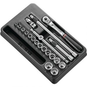 Facom Module douilles 3/8' 6 pans m&eacute;triques - 20 pi&egrave;ces - MOD.JL171-36