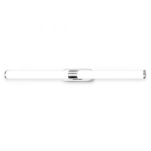 Briloner - Lampe miroir salle de bain IP44 avec protection contre les projections d’eau, montage mural, 4.000K blanc neutre, applique miroir salle de bain, miroir lampe, 60 x 6,5 x 4,5 cm, chrome