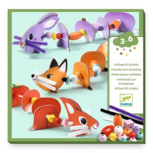 Djeco Enfilage : Animaux mignons