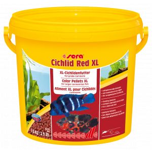 Sera 00215 Cichlid Red XL 3,8 Liter das Hauptfutter für größere carnivore Cichliden