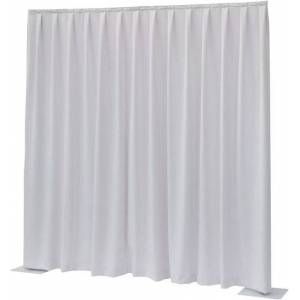 Showtec P&D Curtain Dimout 300x300 Pipe & Drape rideau plissé blanc