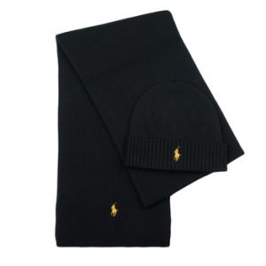 Ralph Lauren Bonnet Polo HATSCARFGBOX-COLD WEATHER-HAT Noir - Taille Unique