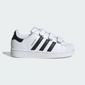 Adidas Originals Chaussures Superstar Ii Comfort Closure - Blanc/noir Enfant, pointure 33 - ['Blanc'] - Taille 33