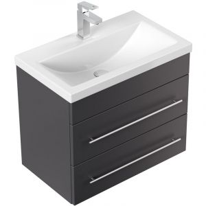 Image de Emotion Meuble salle de bain Mars 600 SlimLine anthracite satiné