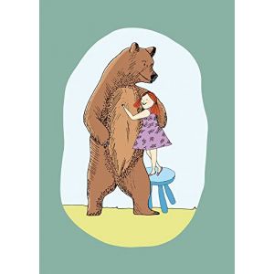Komar Affiche d'art - Lili and Bear - Taille: 50 x 70 cm - color&eacute;