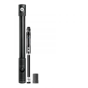 Crankbrothers Pompe à main avec manomètre et embout CO2 Klic HP - noir - TU