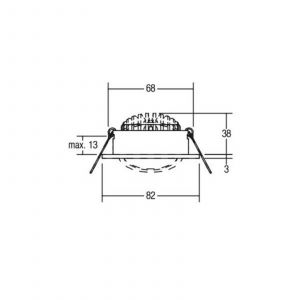 BRUMBERG Luminaire encastré 4251433918875