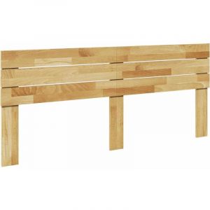 VidaXL Tête de lit 180 cm bois massif de chêne