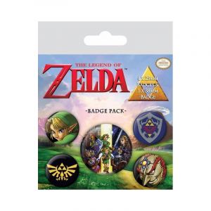 Pyramid International The Legend Of Zelda Pack 5 Badges Link