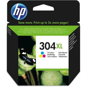 HP 304XL Cartouche d encre trois couleurs authentique N9K07AE pour HP DeskJet 2620 2630 37