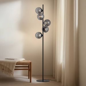 Lampadaire 'Orbelia' en verre pour salon & salle &agrave; manger