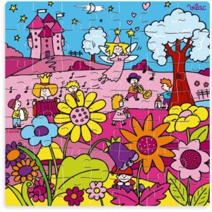 Vilac 2532 - Puzzle forme princesse (49 pi&egrave;ces)