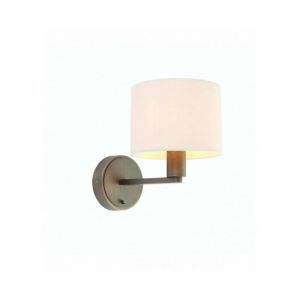 Endon Applique Daley, bronze antique, avec abat-jour
