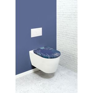 Home maison Abattant OLFA wood slim double déclipsable "Coraux"