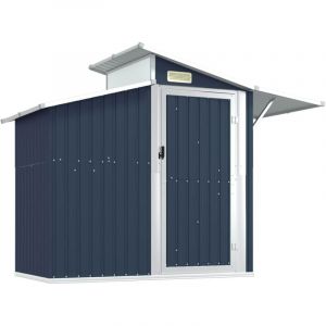 VidaXL Abri de Jardin Anthracite 270x130x208,5 cm Acier galvanis&eacute;