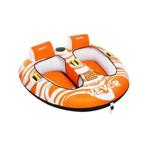 VEVOR Tractée Gonflable Bouée de Jeux Aquatiques Unisex-Adult, Orange, 1590 x 1665 x 630 mm