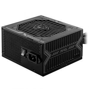 MSI MAG A650BN - Alimentation électrique (interne) - ATX12V / EPS12V - 80 PLUS Bronze - CA 100-240 V - 650 Watt - PFC active